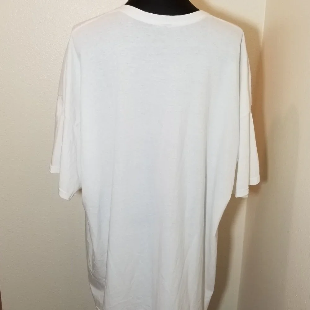Hybrid Apparel White Mens 5X T Shirt Muhammad Ali‎ Goat Retro Boxing Champ NWOT